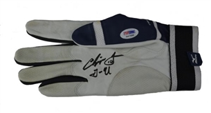Chipper Jones  Game Used and Signed Batting Glove
